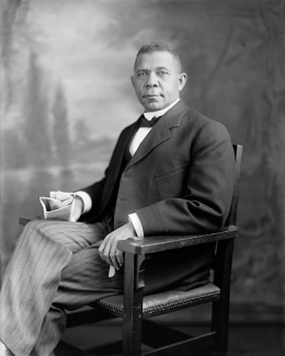 booker t washington sitting down