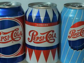 vintage pepsi cans