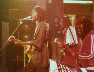 Peter Tosh with Al Anderson and Robbie Shakespeare, Bush Doctor Tour, Cardiff 1978