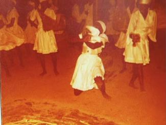 voodoo scene in Haiti