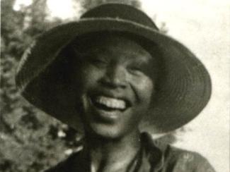 zora neale hurston smiling