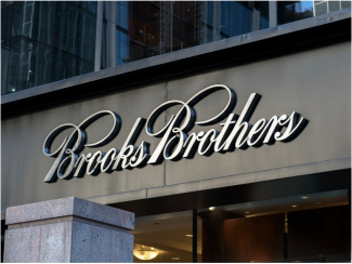 Image of Brooks Brothers store front. 