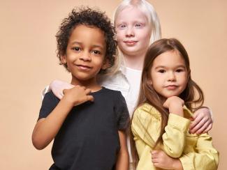 group of kids standing together