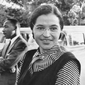 rosa parks smiling