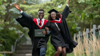 joyful celebration of graduation