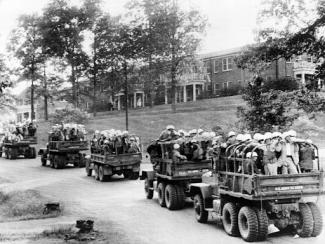 us marshals at ole miss in october 1962