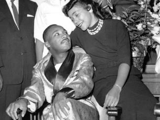 mlk jr sitting down