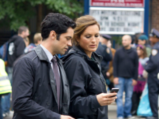 photo still from SVU tv show