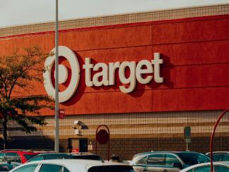 outside of a target