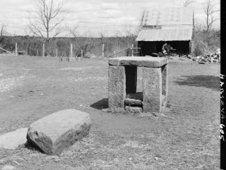 slave auction block