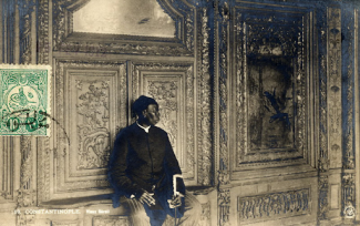 Man stand at door in Ottoman Empire