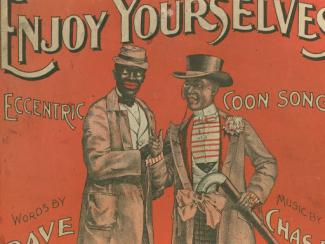 poster of two white actors in black face