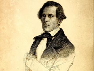 an engraving of william wells brown