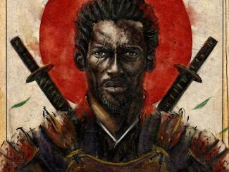 illustration of yasuke the first black samurai