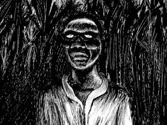 illustration of zombie in haiti