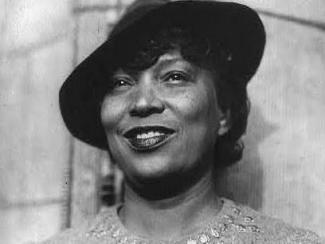 zora neal huston smiling