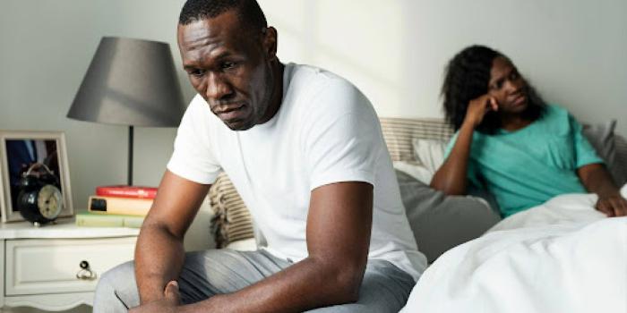 black couple having an argument