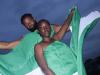 male and female black model at nigeria's 60th independence celebration